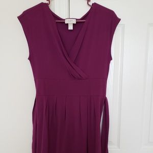 LOFT Factory Wrap & Waist Tie Dress